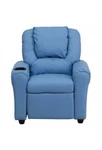 Flash Furniture Faux Leather Kids Recliner Light Blue. Fixed Price $129.99.