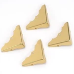 Stanley Solid Brass Miniature Decorative Corners 5/8" X 1-3/4" ( 4). Fixed Price $15.99.
