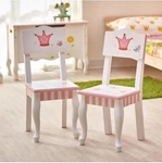Fantasy Fields By Teamson, Princess & Frog 2 Chair Set For Kids. Fixed Price $80.00.
