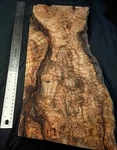Massive Figured Maple Burl Slab 18 X 10 2 Live Edge Resin Table / Art.... Fixed Price $99.95.