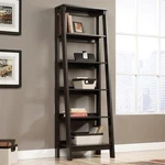 Sauder Trestle 5 Shelf Bookcase In Jamocha Wood. Fixed Price $193.92.