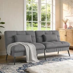 Guest Room Futon Sofa Bed - 72 Convertible Sleeper Dark Grey. Fixed Price $259.99.