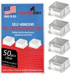Gorillagrit Clear Tall Square Adhesive Rubber Bumper Pads - Feet For. Fixed Price $33.80.