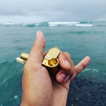 Original Shaka Pipe Unique Brass All-in-one Stash Tube & Poker Made Hawaii. Fixed Price $85.00.