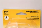 (4-PK) Shepherd Hardware Thermoplastic Ethylene Leg Tip Clear Round 1-1/2" 6214. Fixed Price $13.27.