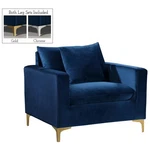 Meridian Furniture Naomi Velvet Accent Chair In Navy. Fixed Price $455.86.