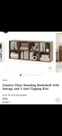 Giantex Floor Standing Bookshelf With Storage 2 Anti Tipping Kits. Fixed Price $100.00.