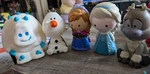 Disney Frozen 5 Piece Bath Toys Set Elsa Anna Sven Olaf Marshmallow. Fixed Price $14.99.