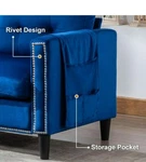 Sofamania Velvet Sectional Gray (EXP205-VV). Fixed Price $550.00.