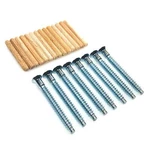 Hardware Kit For Ikea Kallax 2X2 Shelf 602.758.12 (screws 104321, Dowels 101339. Fixed Price $9.95.