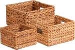 Honey-can-do Banana Leaf Storage Baskets Water Hyacinth Woven Basket, Decorativ. Fixed Price $46.45.