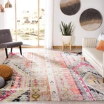 Monaco 8' X 10' Area Rug Light Grey Boho Chic, Non-shedding, Easy Care. Fixed Price $233.99.