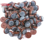 Yueton 60PCS Felt Nail-on Slider Glide Furniture Chair Leg Feet Pads Table W. Fixed Price $11.16.