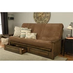 Kodiak Furniture Washington Queen-size Wood Storage Futon-mocha Brown Mattress. Fixed Price $1005.04.