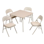 Meco Sudden Comfort 5 Piece 34X34 Card Table And Chairs Folding Furniture Set. Fixed Price $259.99.