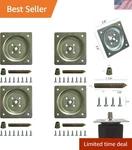 Furniture Legs Mounting Hardware Set - 16 Pieces For Sofa And Chair Stability. Fixed Price $16.14.