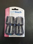 Softtouch 4 Pack 1" Round Rubber Chair Leg Tips Non-slip Furniture Black *502. Fixed Price $14.99.