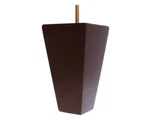 Daddy 5-5/8" Dark Walnut Tapered Pyramid Sofa Leg, Set 4. Fixed Price $51.02.