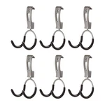 Rubbermaid Universal Metallic Fasttrack Hanging Garage Hook Organizers (6 Pack). Fixed Price $46.89.