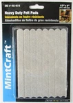 New Mintcraft Heavy Duty Felt Pads, 1/2" X 6", Pcs., 492-0518, Rocking Chairs. Fixed Price $11.99.