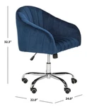 Safavieh Chrome Leg Swivel Office Chair, Reduced Price 2172716509 OCH4503B. Fixed Price $211.00.