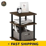 Furinno Turn-n-tube 3-TIER Side Table Columbia Walnut. Fixed Price $54.99.