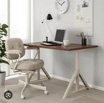 Ikea Idasen Adjustable Sitting Standing Desk Frame Beige New Read Below. Fixed Price $195.00.