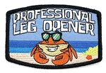 Professional Leg Opener Humorous Ocean Crab Funny Vintage Style Patch Cap Hat. Fixed Price $6.30.