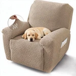 Northern Brothers Recliner Chair Covers, Stretch 1 Seat, Khaki. Fixed Price $43.64.