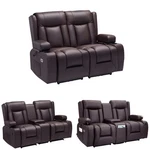 Uimoso Loveseat Recliner Sofa Pu Leather Power Reclining Couch Heating & Massage. Fixed Price $769.99.