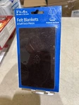 Waxman Pieces 3-1/2 6" 89 152MM Felt Blankets Brown Self Stick Furniture. Fixed Price $9.99.