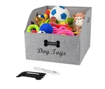 Big Dog Toys Storage Bins Canvas Foldable Fabric Trapezoid With Metal Handles.... Fixed Price $24.46.
