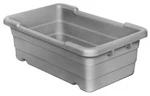 Channel Manufacturing L815-G 15.75" X 23.75" 8.5" Plastic Grey Bus Bin. Fixed Price $28.26.