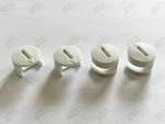 Ikea Plastic Cam Lock Nuts # 119030 117434, White (4 Pack) - New Usa Shipped. Fixed Price $9.99.