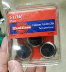 Bnip Faultless Madico #31911 Cushioned Nail Glide 1/16" Steel Base 4 Pack. Fixed Price $8.00.