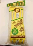 Vintage Nos Wellington Re-web Kit 39 Ft Yellow White & Black Stripes Lawn Chair. Fixed Price $14.00.