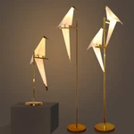 Iron Led Swing Paper Crane Bird Floor Lamps / Table Lights Bedside Home Lighting. Fixed Price $179.99.