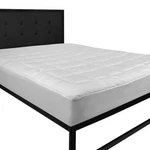 Flash Capri Comfortable Sleep White Mattress Pad, King Size RF-REM-09-K-GG. Fixed Price $109.99.