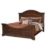 American Woodcrafters Stonebrook Rich Tobacco King Panel Bed. Fixed Price $884.99.