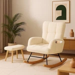 Nursery Rocking With Ottoman,teddy Glider Chair,accent. Fixed Price $249.99.