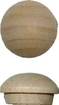 (50 Pack) Turned Maple Screw Hole Buttons. Fixed Price $6.05.