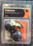 2PK Prosource 2" Bright Brass Plate Swivel Hooded Ball Casters Chair 7112170. Fixed Price $9.99.