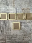 Glossy Gold Cd Photo Frames 6X6 Set 5 Hobby Lobby. Fixed Price $60.00.