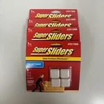 Lot Of Waxman Super Sliders Self-stick, Square Furniture Carpet PKX4. Fixed Price $25.00.