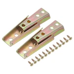 2PCS Sectional Couch Connectors Sofa Furniture 90MM Silver Tone. Fixed Price $19.85.