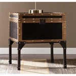 Sei Furniture Drifton Travel Trunk End Table In Black. Fixed Price $212.54.