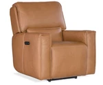Hooker Furniture SS727-PHZ1 Miles 36"W Leather Recliner Chair Oslo Antelope. Fixed Price $2272.00.