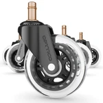 Office Wheels For Ikea Chairs Only Soft Rubber Computer Caster .... Fixed Price $51.28.