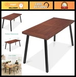 Best Choice Products Acacia Wood Dining Table For 6, Walnut Brown. Fixed Price $322.99.