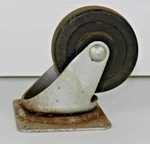 Shepard Hardware 3" Rubber Wheel Swivel Plate Caster. Fixed Price $7.00.